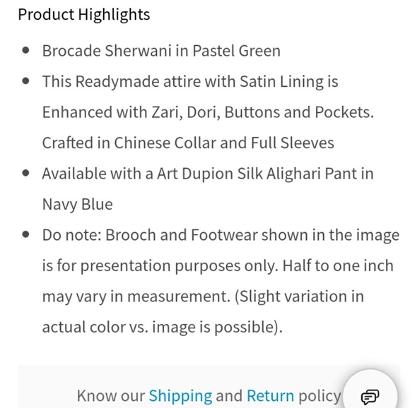 Indian men's suit - Picture 2 of 4